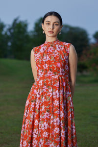 Isabella Floral Midi Dress