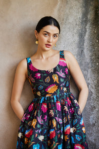 Benito Floral Midi Dress