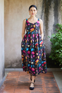 Benito Floral Midi Dress