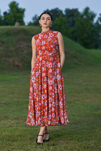 Isabella Floral Midi Dress